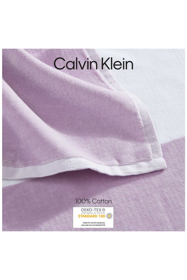 Poolside Yarn Dye 2-Piece Beach Towel Set, Alternate, color, PURPLE HAZE/WHITE