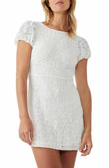 Free People Hailee Puff Sleeve Lace Dress