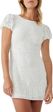 Free People Hailee Puff Sleeve Lace Dress
