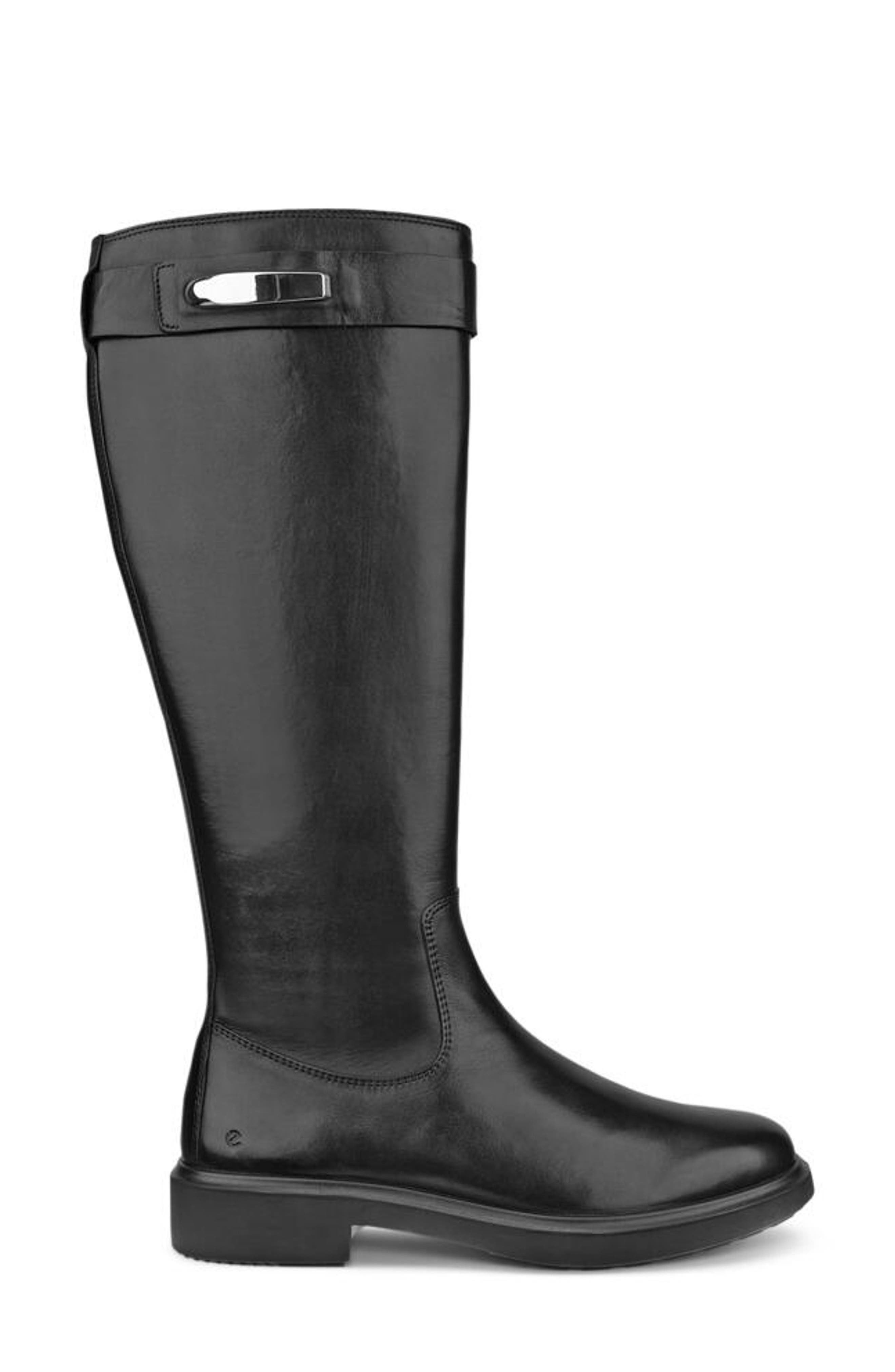 ECCO Metropole Amsterdam Knee High Boot, Alternate, color, Black