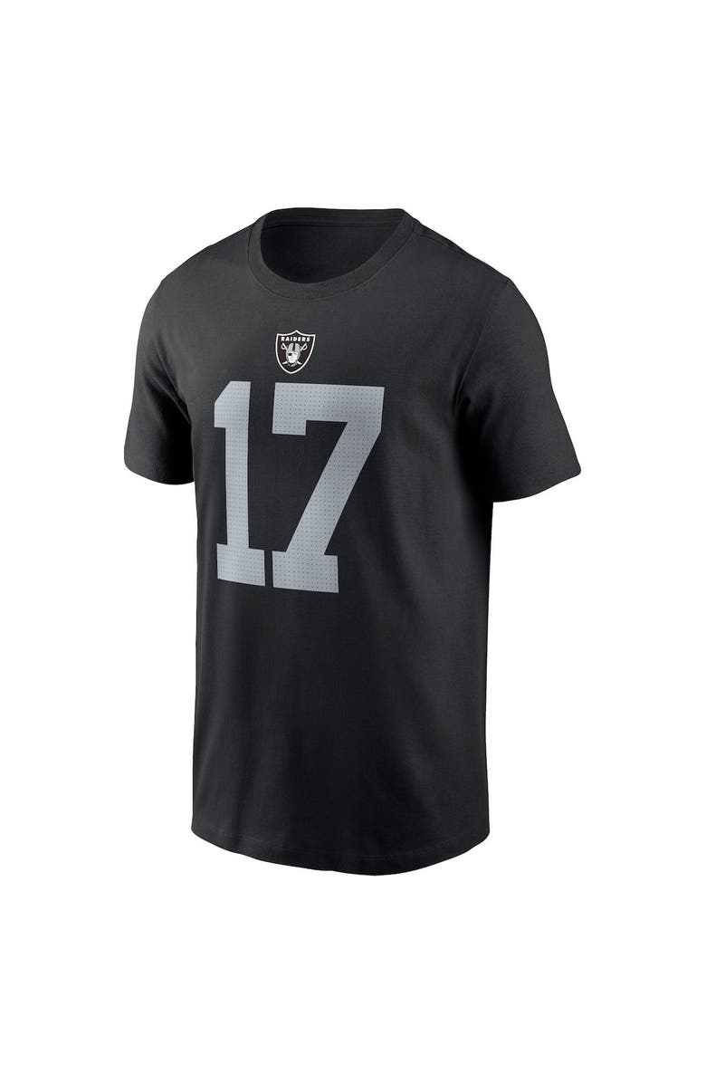 Nike Men's Nike Davante Adams Black Las Vegas Raiders Player Name & Number T-Shirt, Alternate, color, 