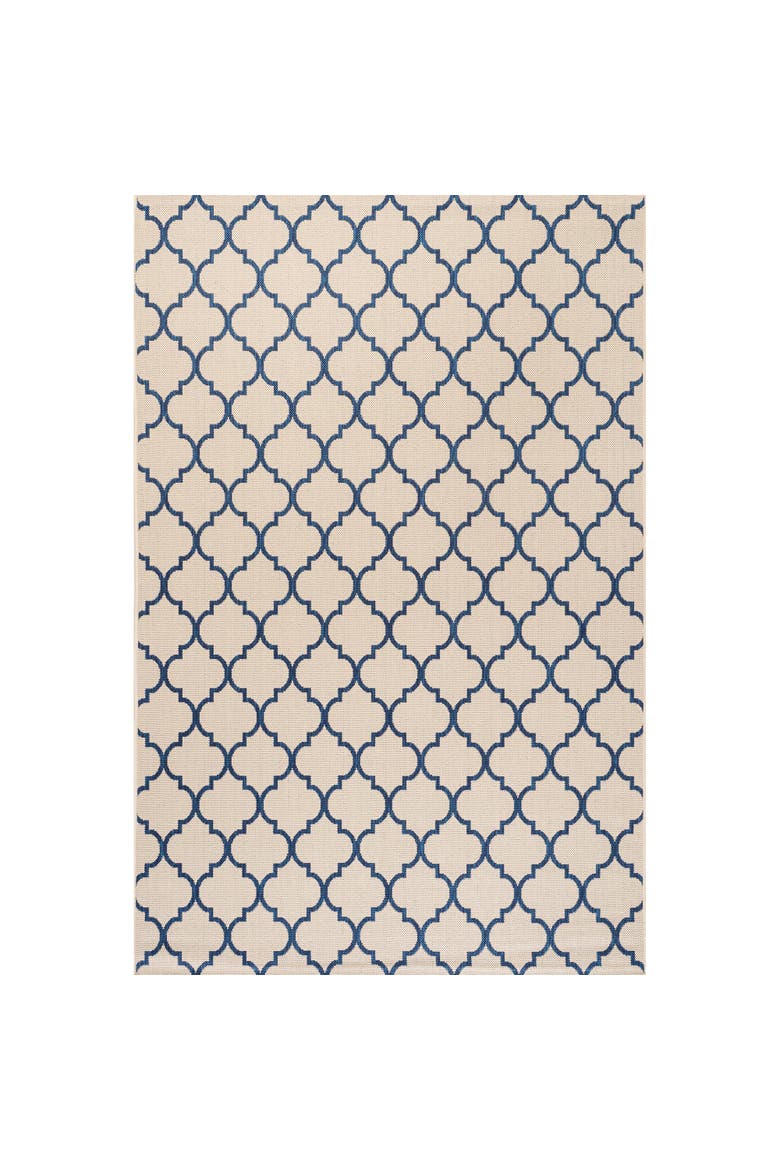 Galon Filigree Indoor/outdoor Area Rug, Main, color, Beige/Navy
