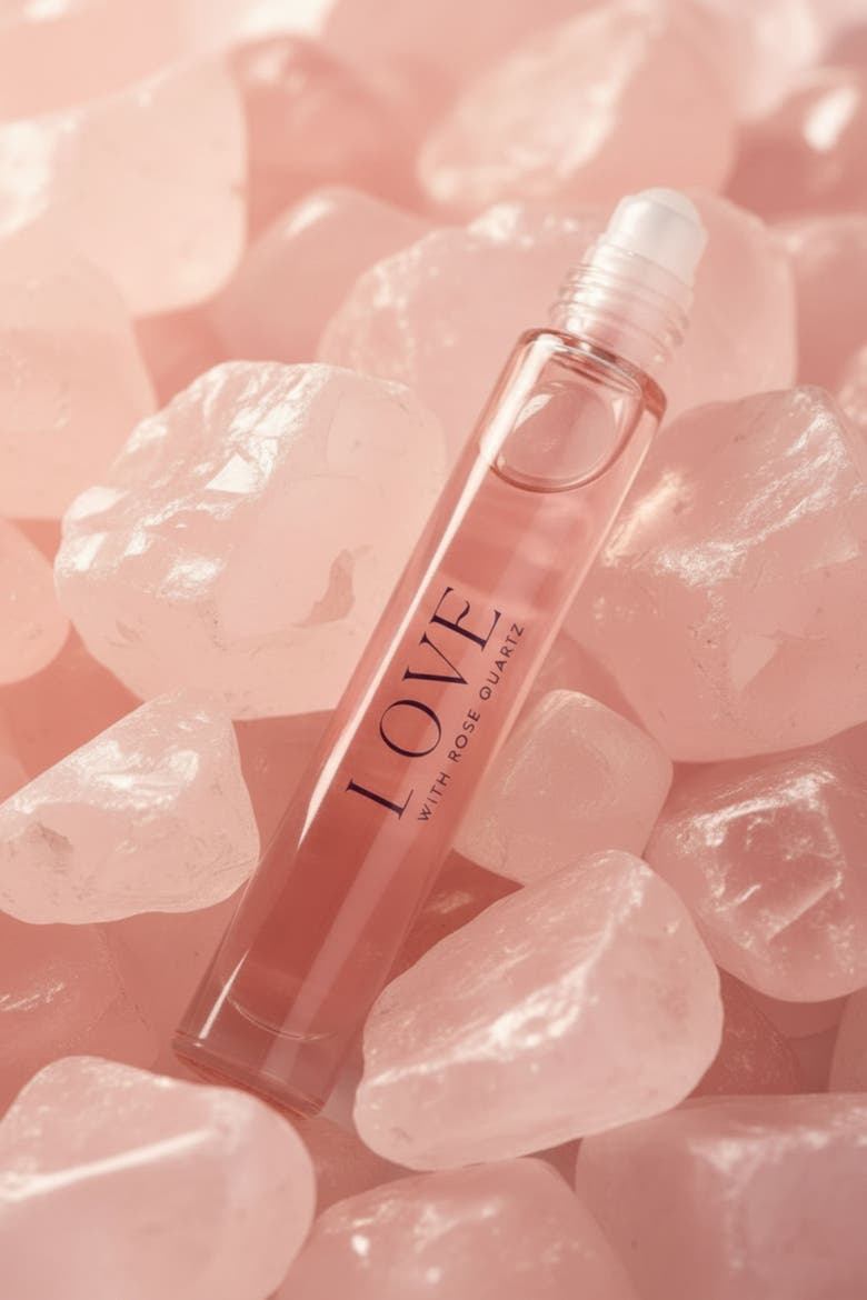 Ascent to Love Imbued in Rose Quartz | Eau de Parfum Elixir  .34oz | 10mL, Alternate, color, None