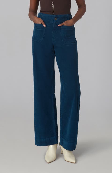 Colette High Rise Wide Leg Corduroy Jeans