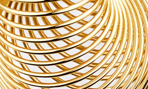 Alaïa Spiral Small Hoop Earrings In Gold