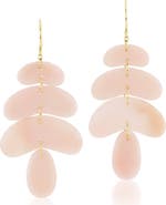 Ten Thousand Things Small Pink Opal Earrings