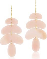 Ten Thousand Things Small Pink Opal Earrings