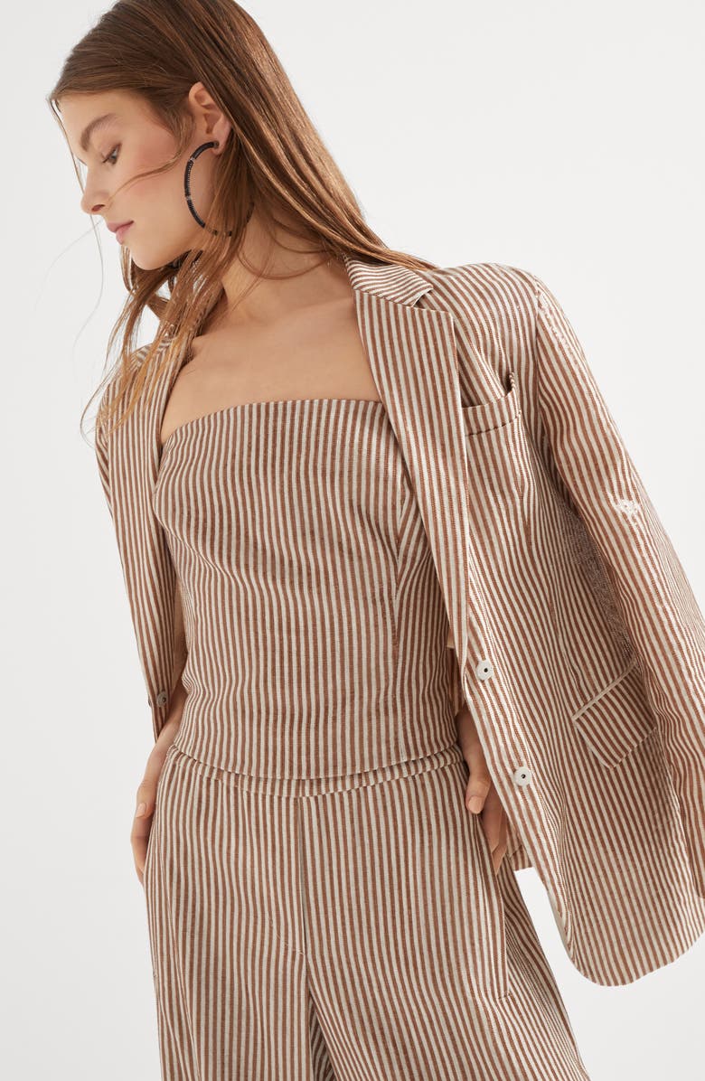 Brunello Cucinelli Bandeau top, Alternate, color, 