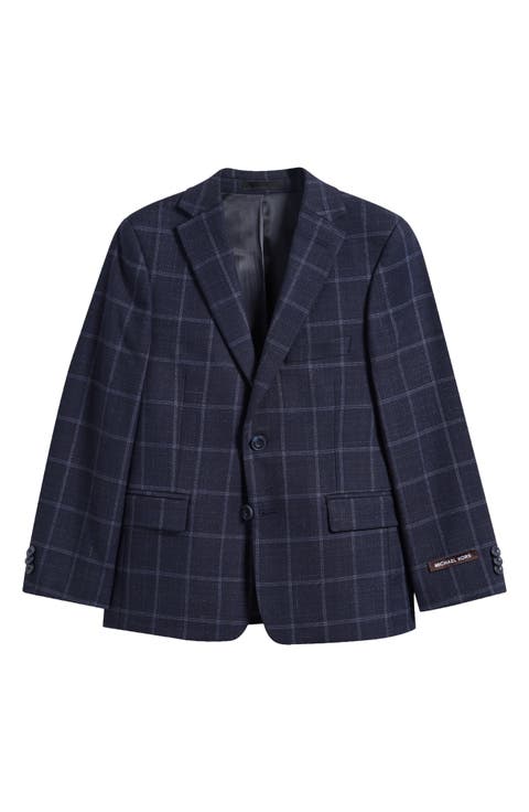 Kids' Plaid Blazer