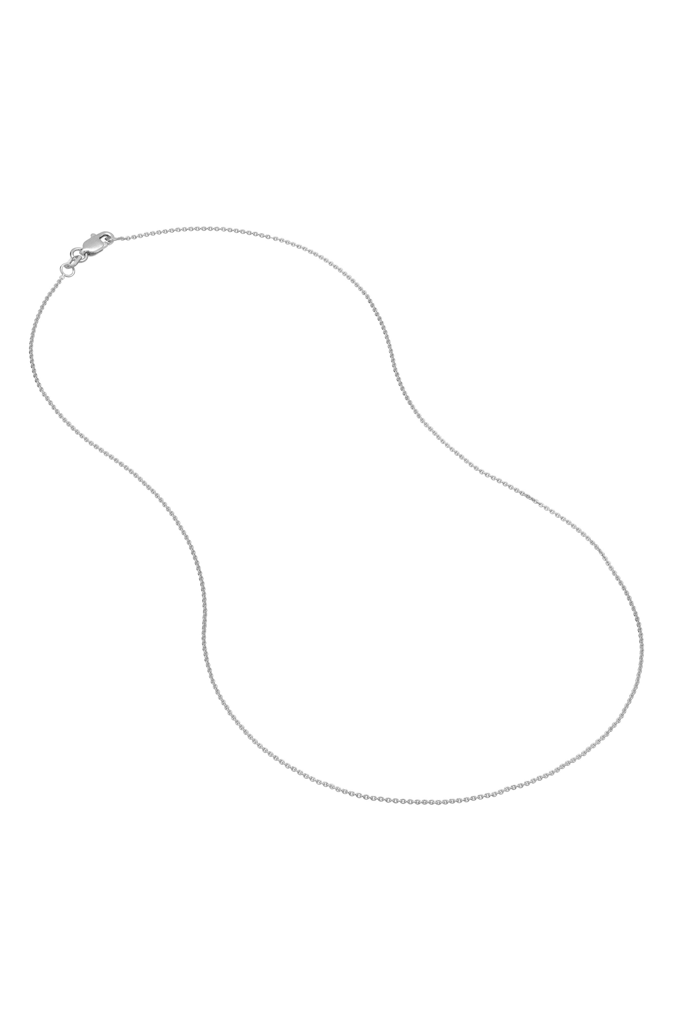 HAWLEY ST 14K White Gold Cable Chain Necklace (Women) | Nordstromrack