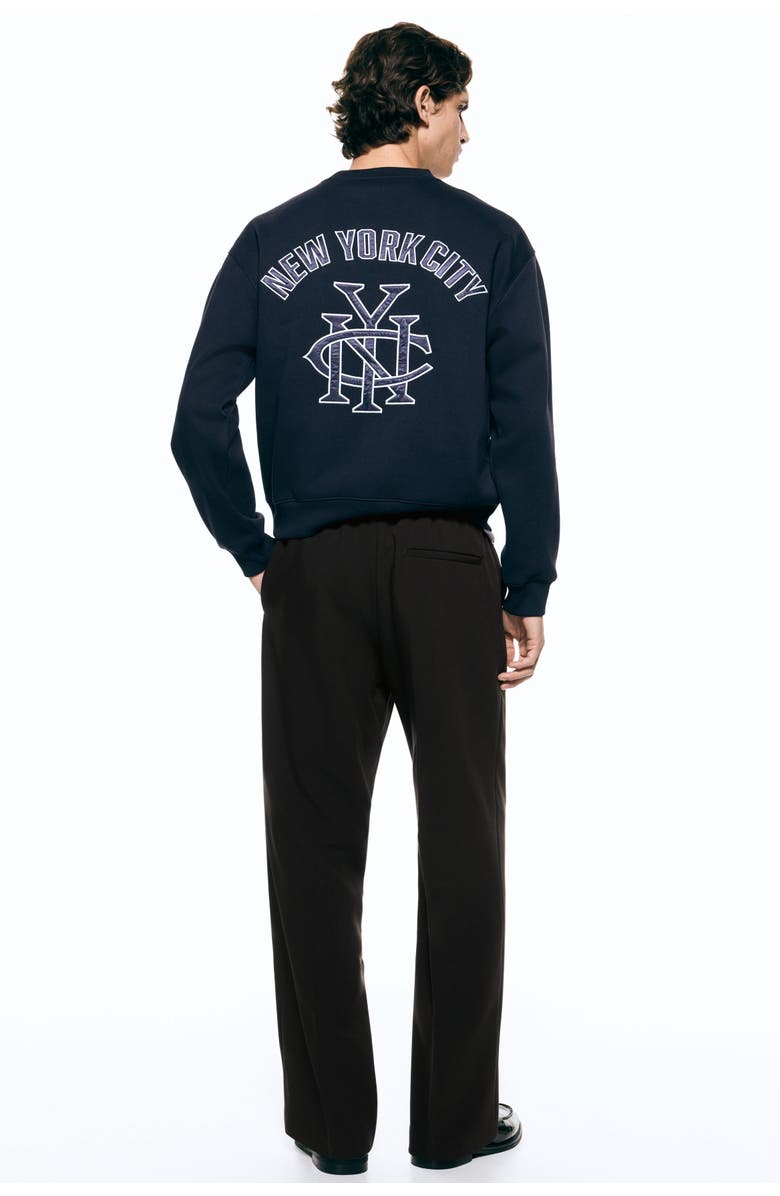 H&M Relaxed Fit Trousers, Alternate, color, Dark Brown