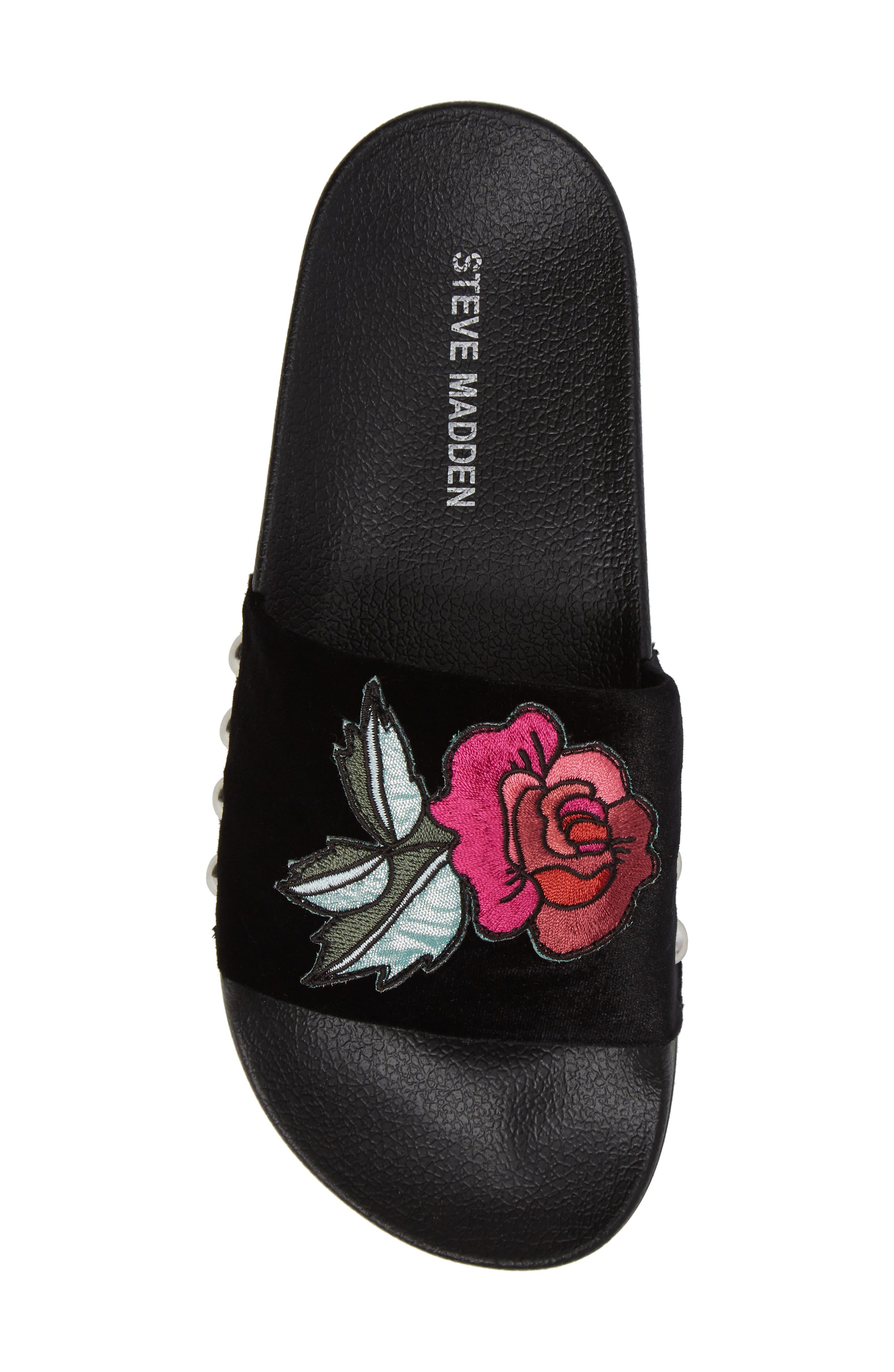 Steve Madden Patches Slide Sandal, Alternate, color, 