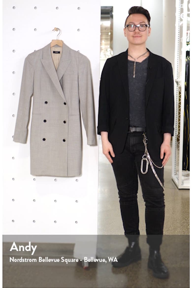 Long Sleeve Blazer Dress video