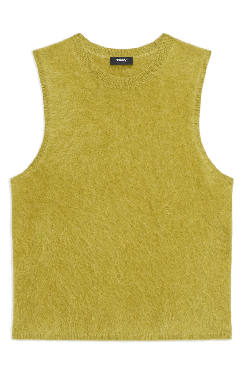 Theory Cashmere Sleeveless Sweater, Alternate, color, Dark Pear