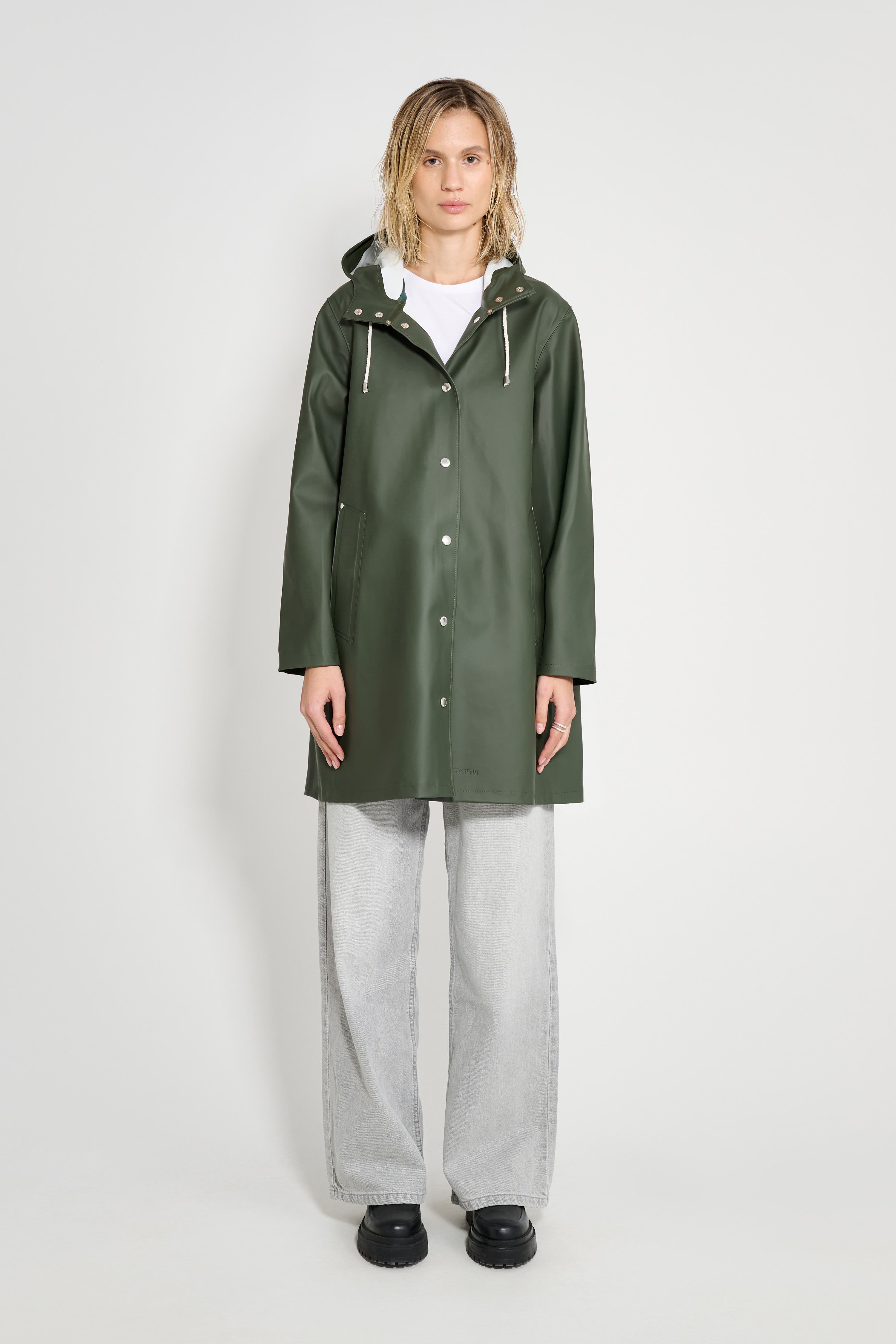 Mosebacke Hooded Long Sleeve Raincoat