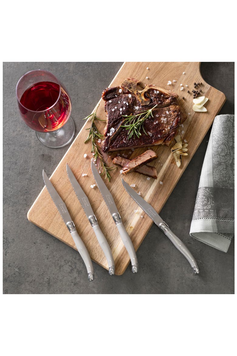 Laguiole Steak Knife - Set of 4, Alternate, color, PEWTER