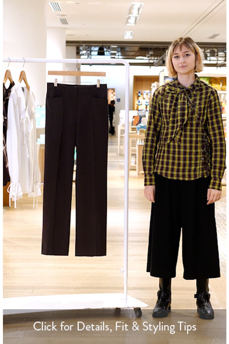 Birdseye Straight Leg Career Pants video