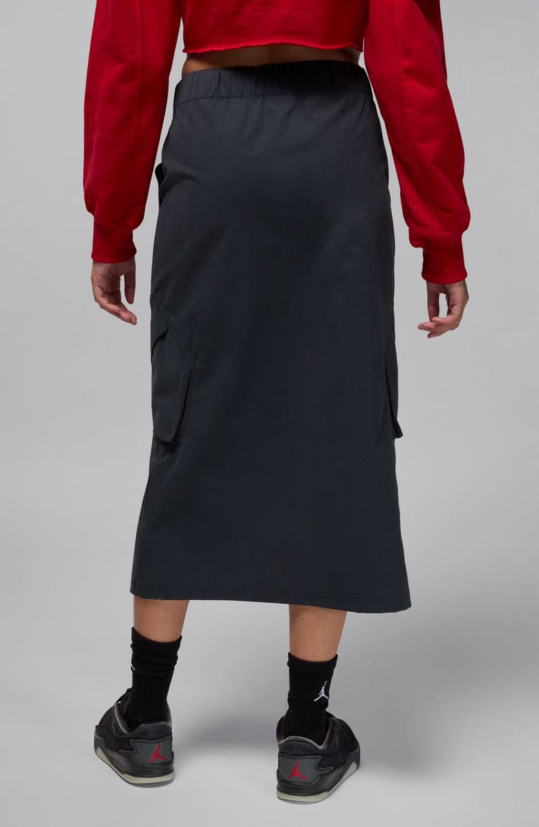 Jordan Chicago Cargo Skirt, Alternate, color, Black