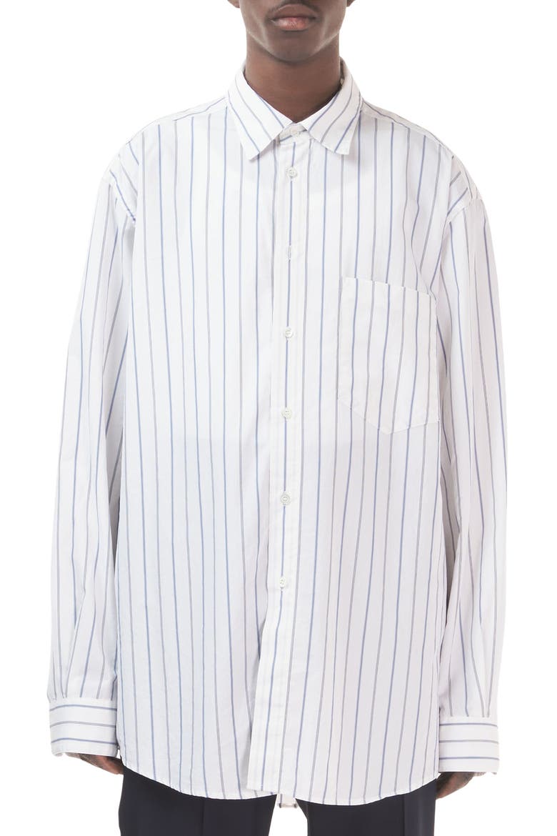 Camicia Desvion Button-Up Shirt, Alternate, color, NAVY