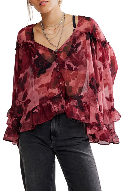 Day Dreaming Ruffle Trim Top