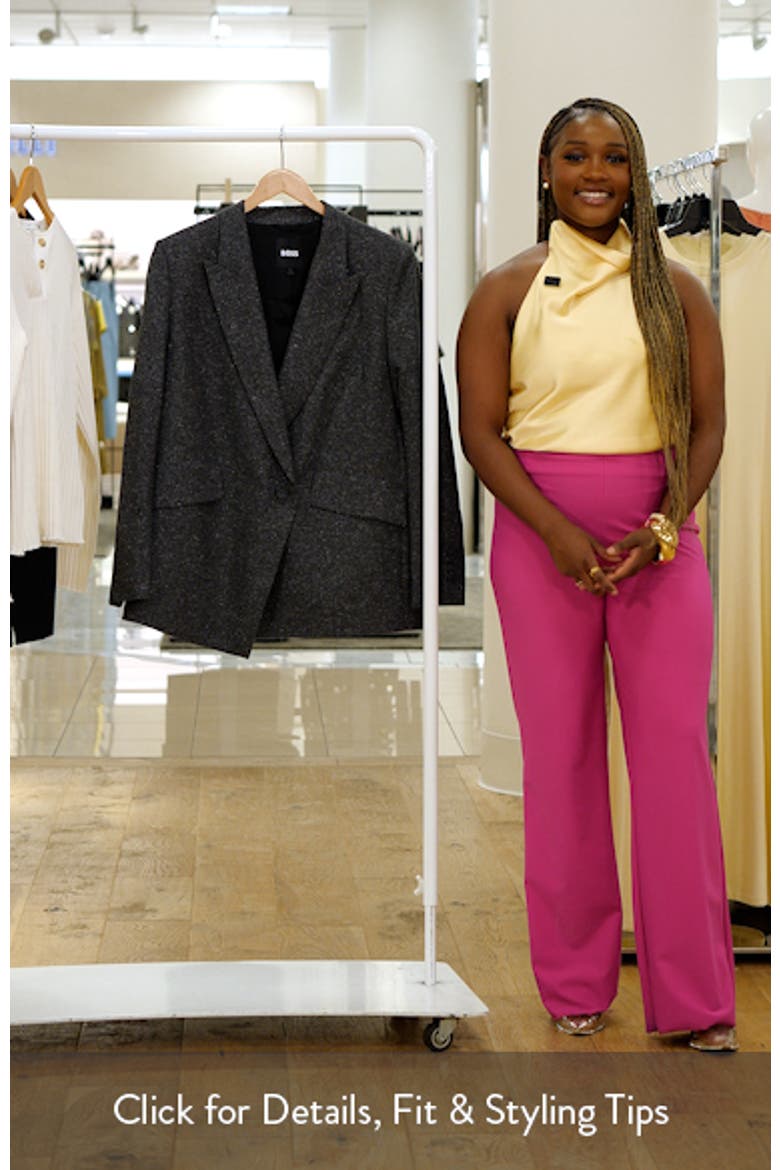 Jarinah Asymmetric Wool Blend Blazer video