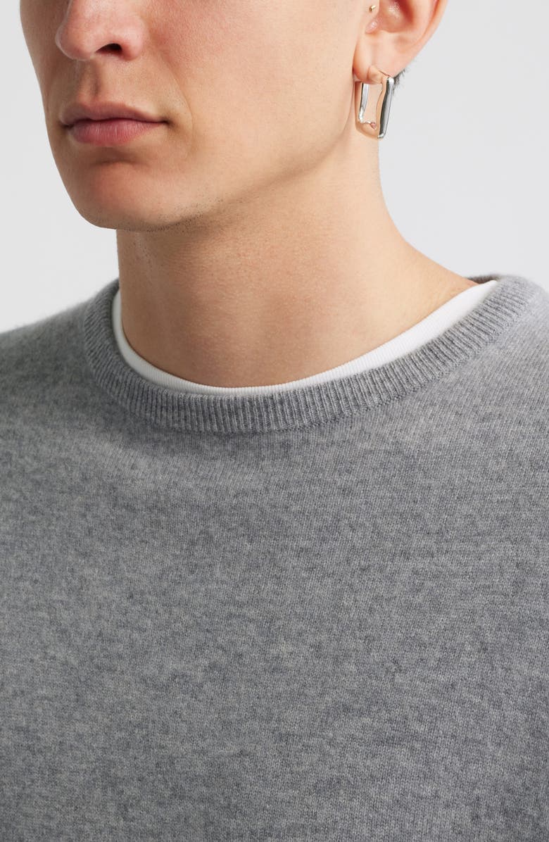 Open Edit Chunky Square Hoop Earrings, Alternate, color, Silver