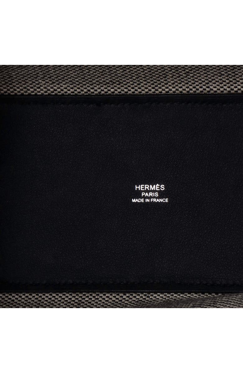 Pre-Owned Hermes Cabas H en Biais Tote Canvas with Leather 27, Alternate, color, Noir