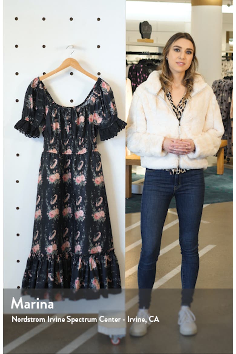 Terrence Silk Midi Dress video