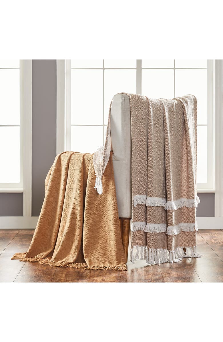 Modern Threads 2-Pack 50" x 60" Throw Blanket - Ashley Blue, Alternate, color,