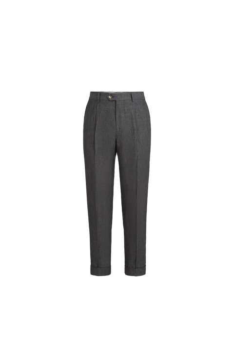Délavé linen trousers