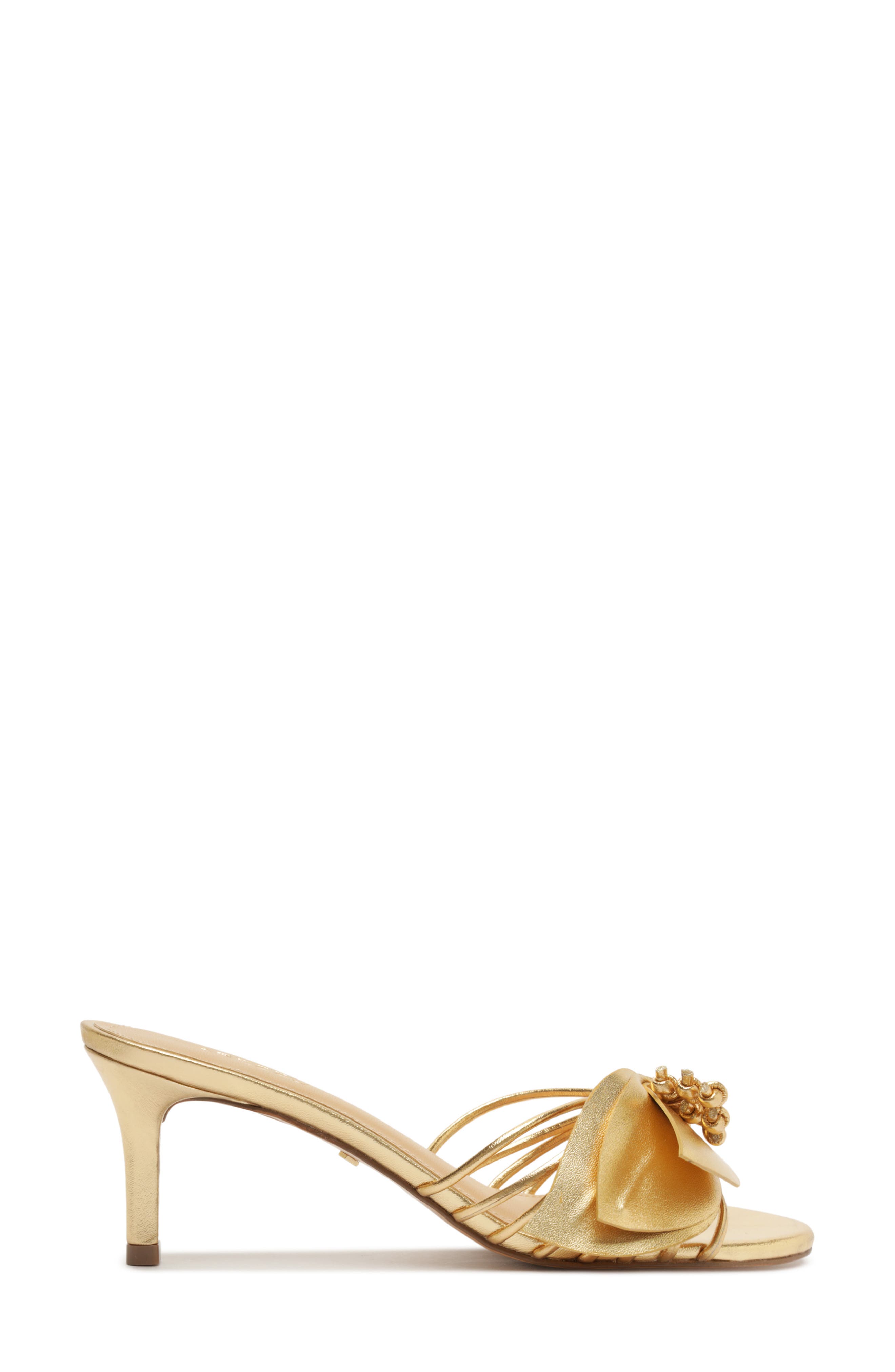 Viola Mid Slide Sandal, Alternate, color, OURO