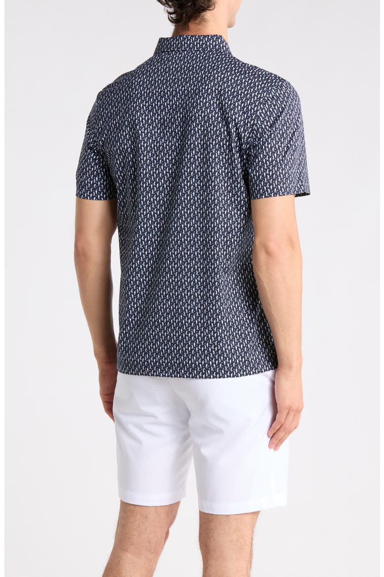 Short Sleeve OoohCotton® Polo, Alternate, color, NAVY