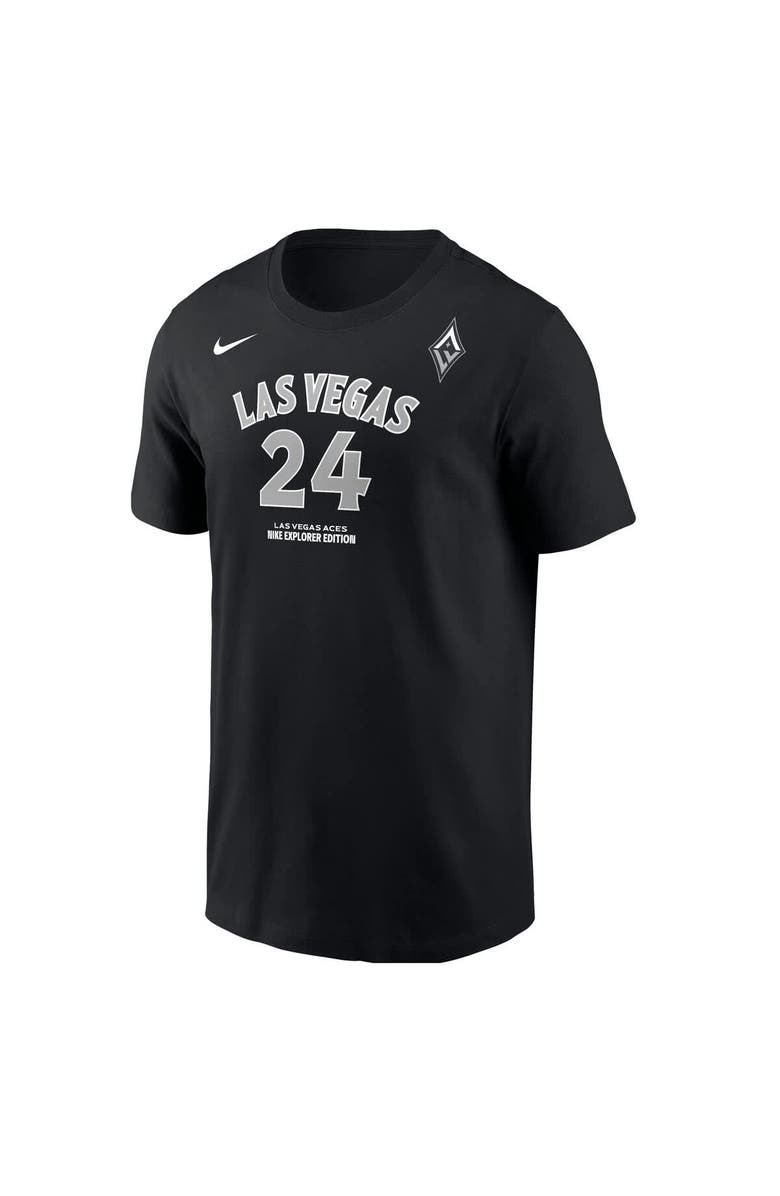 Nike Men's Nike Jewell Loyd Black Las Vegas Aces Explorer Edition Name & Number T-Shirt, Alternate, color, Black