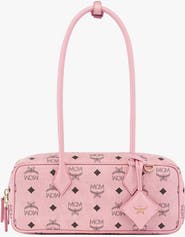 MCM Small Aren East West Shoulder Bag in Visetos