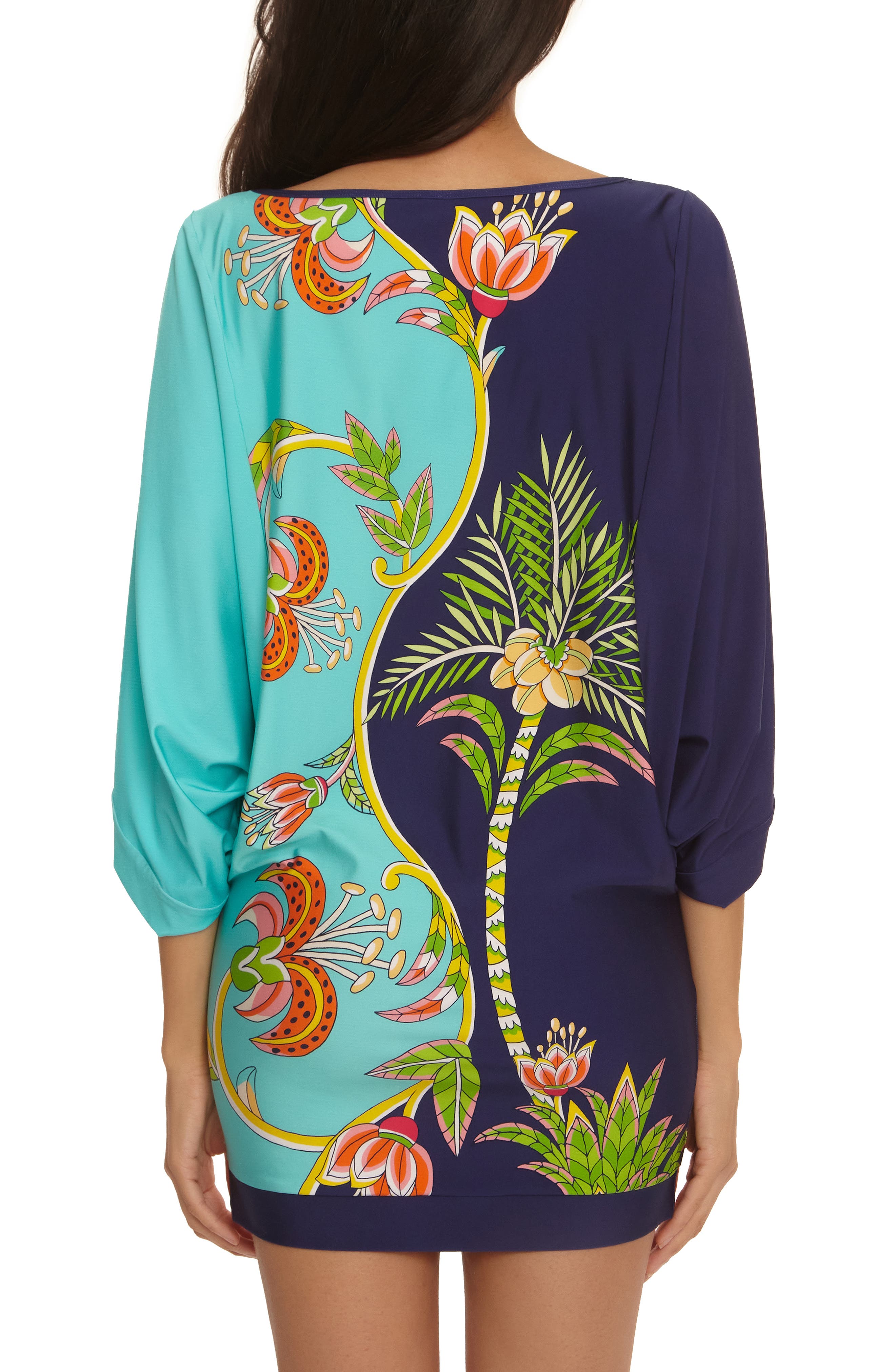 Flamingo Print Cover-Up Dress - image 2