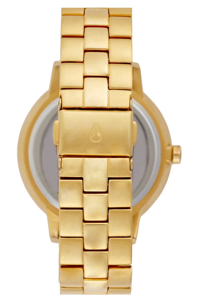 Nixon The Kensington Bracelet Watch, 37mm, Alternate, color, Gold