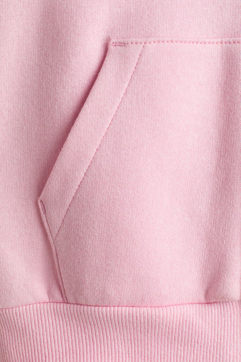 Oversized Zip-through Hoodie, Alternate, color, Light pink
