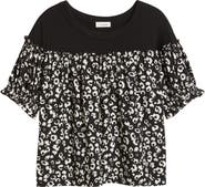 Loveappella Contrast Yoke Top