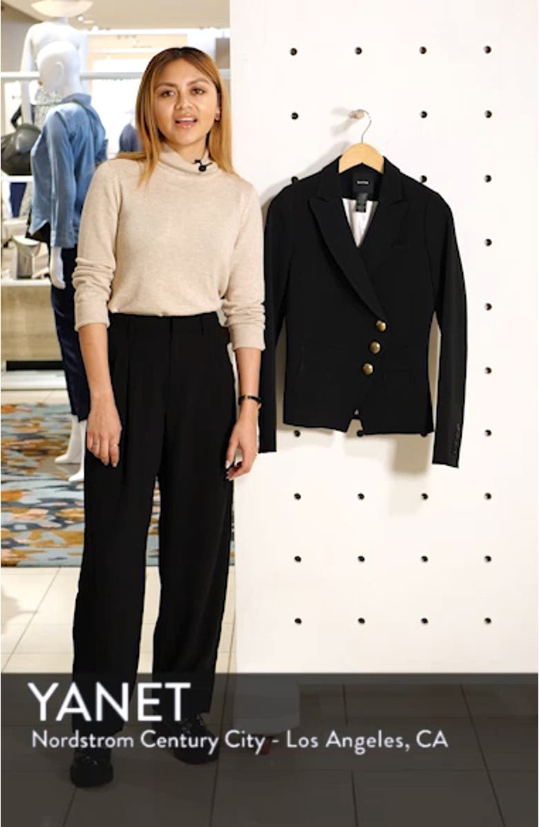 Asymmetrical Button Blazer, sales video thumbnail