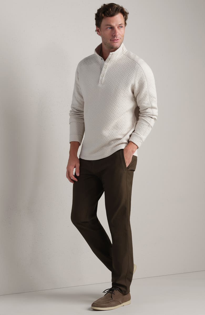 Rhone Weekend Quilted Pullover, Alternate, color, Stone