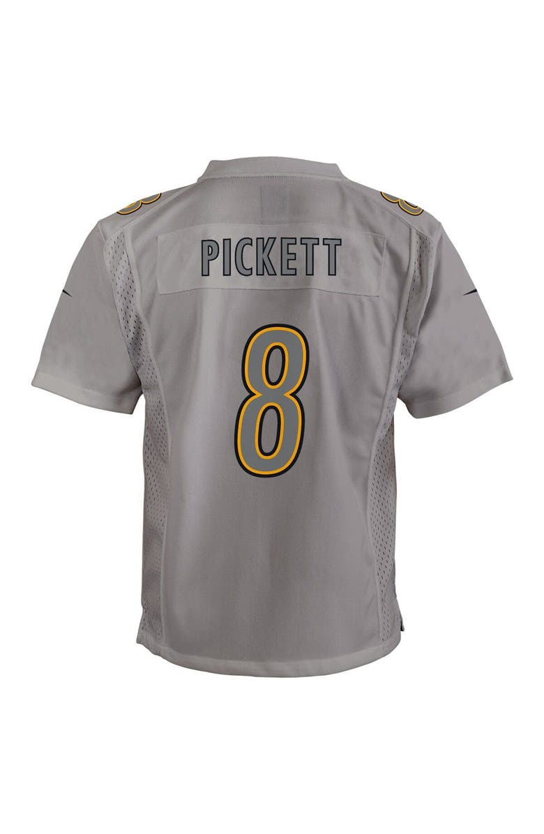 Nike Youth Nike Kenny Pickett Gray Pittsburgh Steelers Atmosphere Game Jersey, Alternate, color, 