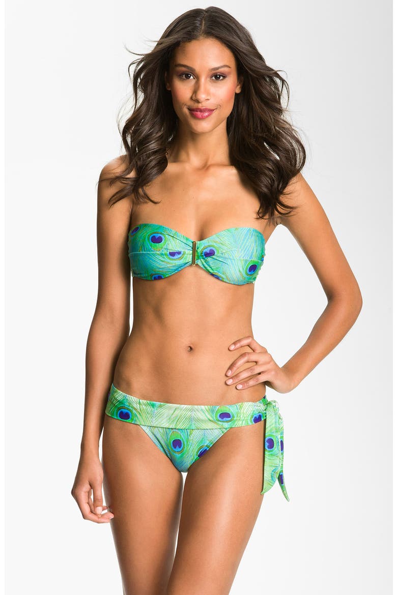 ViX Swimwear 'Paraty Carmen' Bikini Top, Alternate, color, GREEN