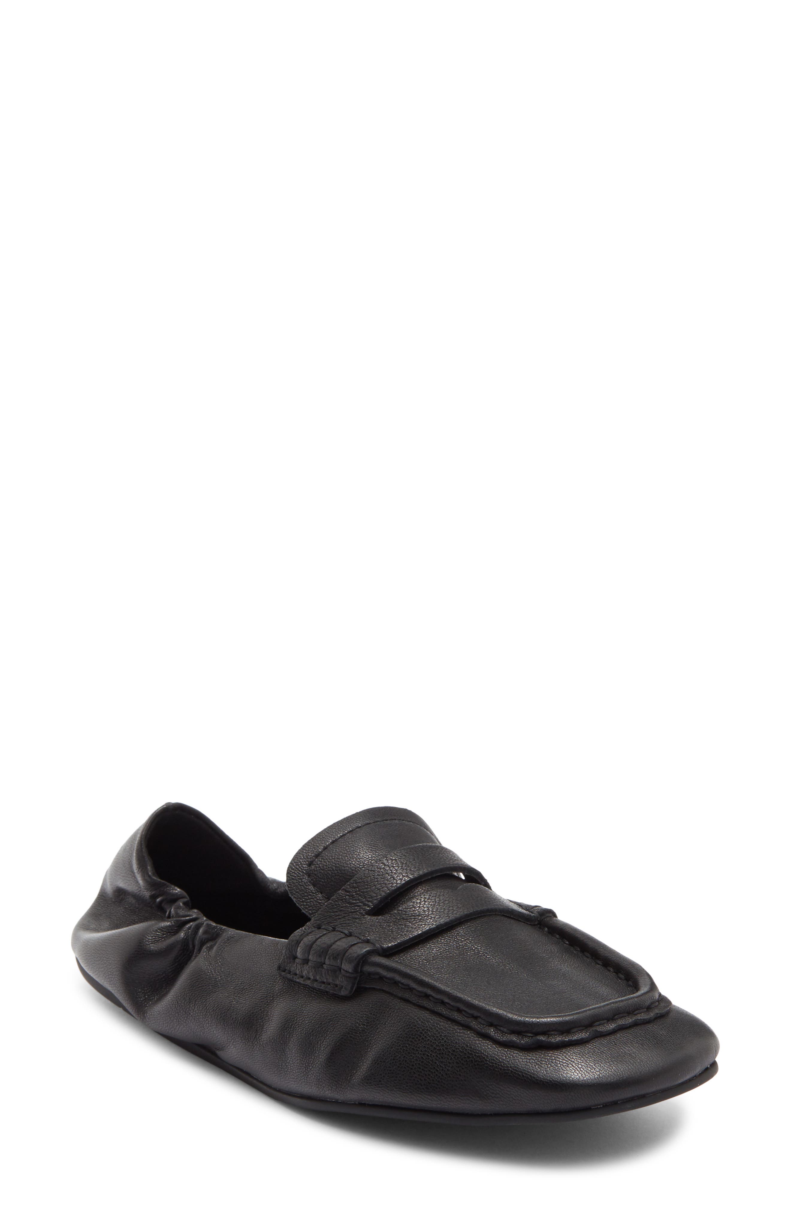 Steve Madden Eurry Penny Loafer, Main, color, Black Leather