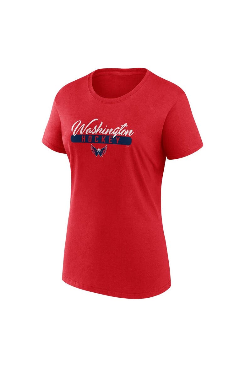 Women's Fanatics Branded Red/Navy Washington Capitals Two-Pack Fan T-shirt Set, Alternate, color, Red