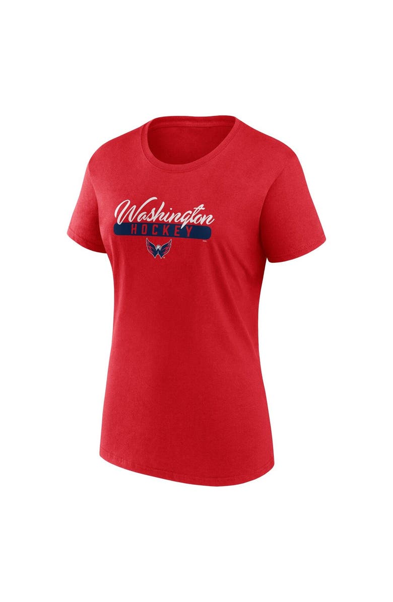 FANATICS Women's Fanatics Branded Red/Navy Washington Capitals Two-Pack Fan T-shirt Set, Alternate, color, Red