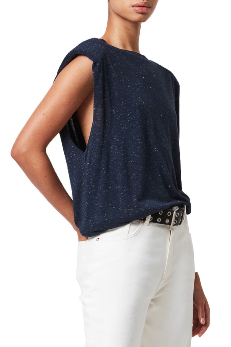 Coni Shimmer Tank, Alternate, color, MIDNIGHT BLUE