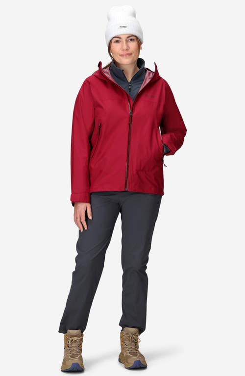 Marmot Minimalist Pertex® Waterproof Hooded Jacket In Red