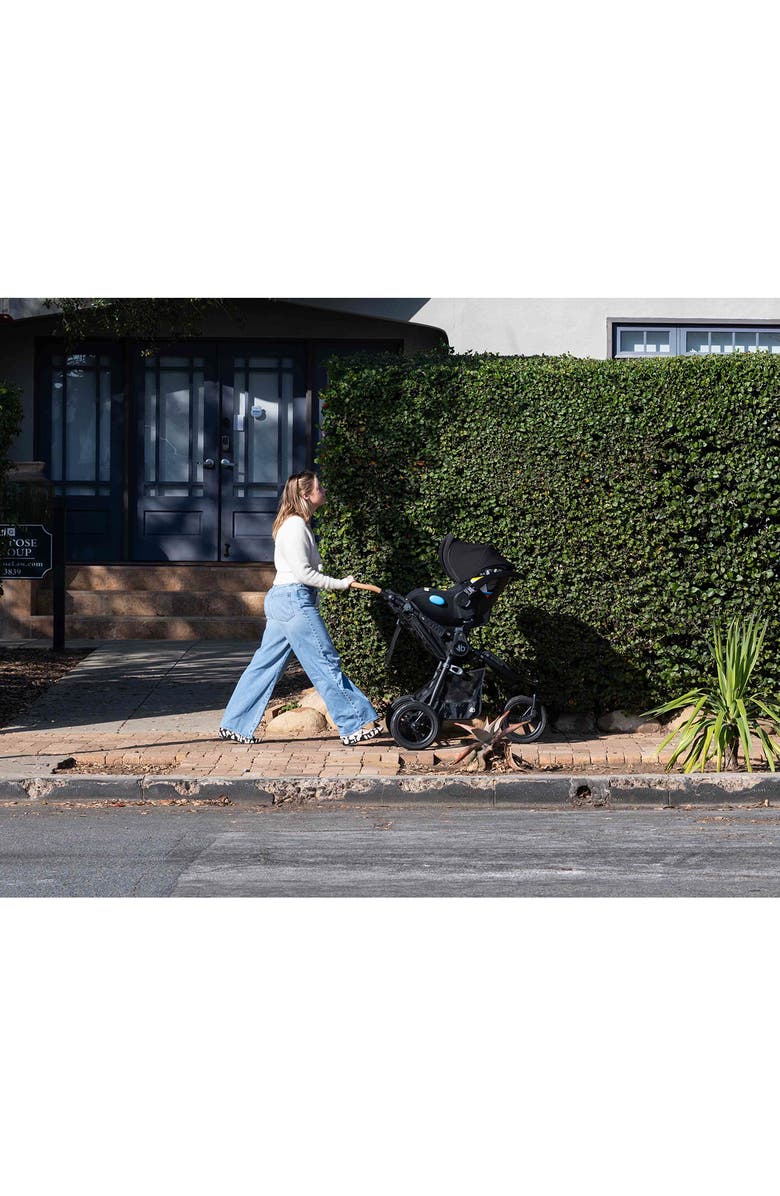 Bumbleride Indie Stroller & Clek Liing Railroad Ziip Travel System Car Seat Set, Alternate, color, Black