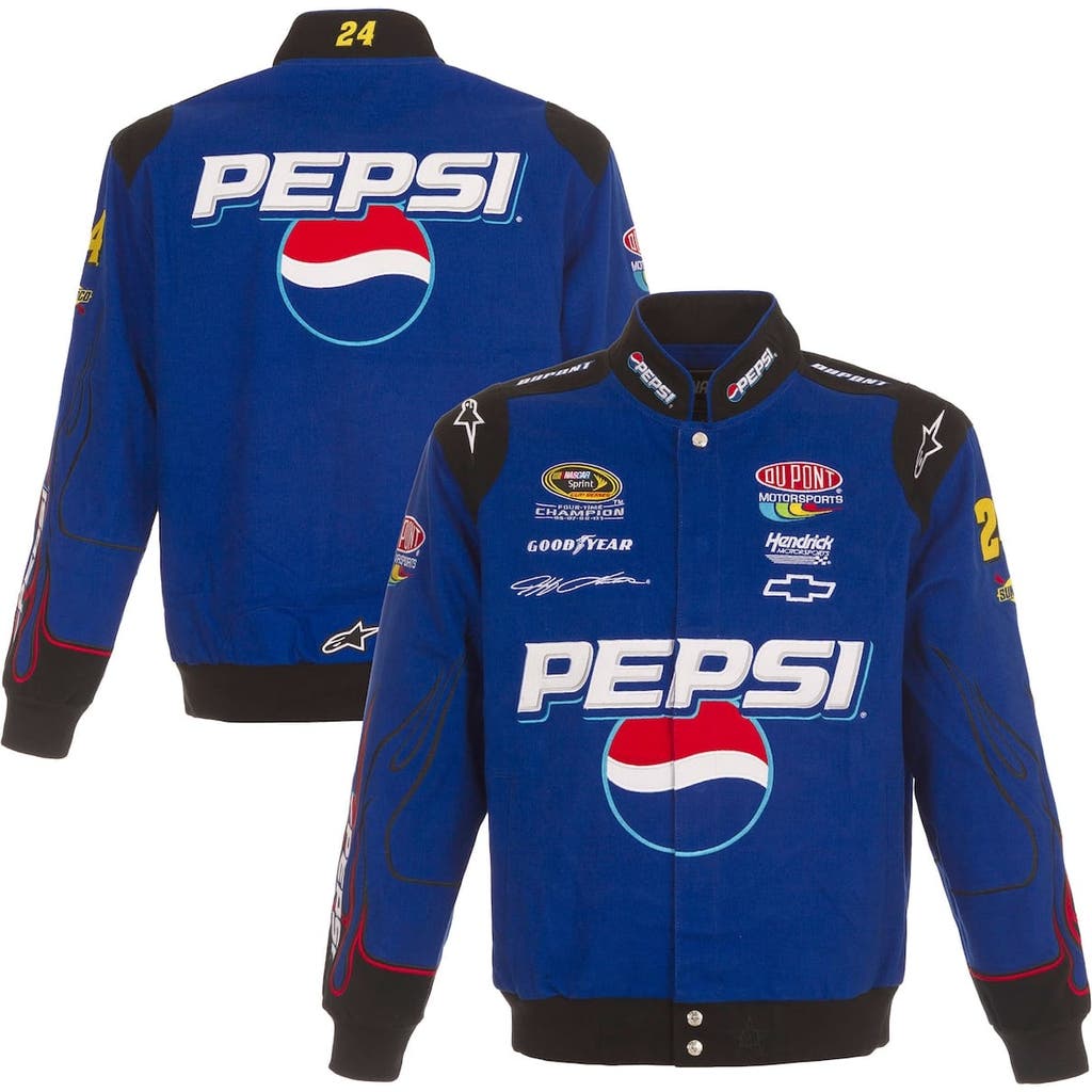 Jh Design Royal Jeff Gordon Pepsi Full-snap Twill Uniform Jacket