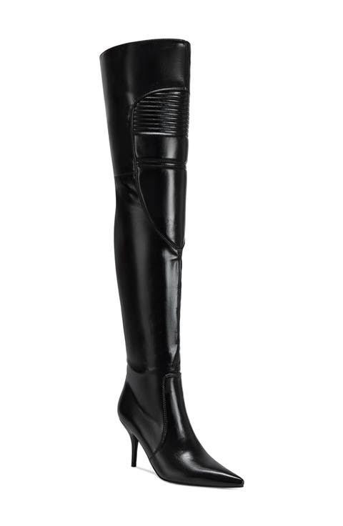 Tiernan Pointed Toe Thigh High Boot (Women)